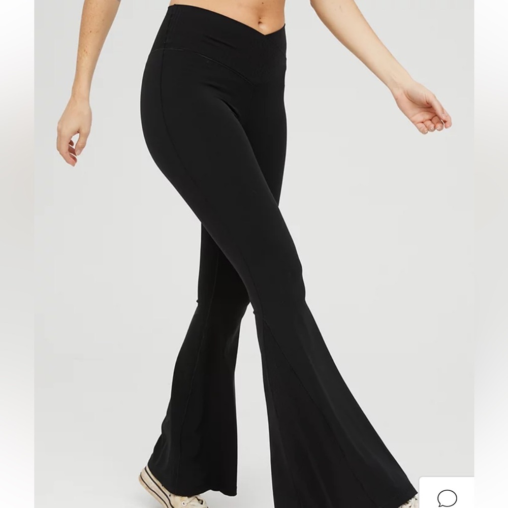 Aerie crosswaist bell bottom yoga pants